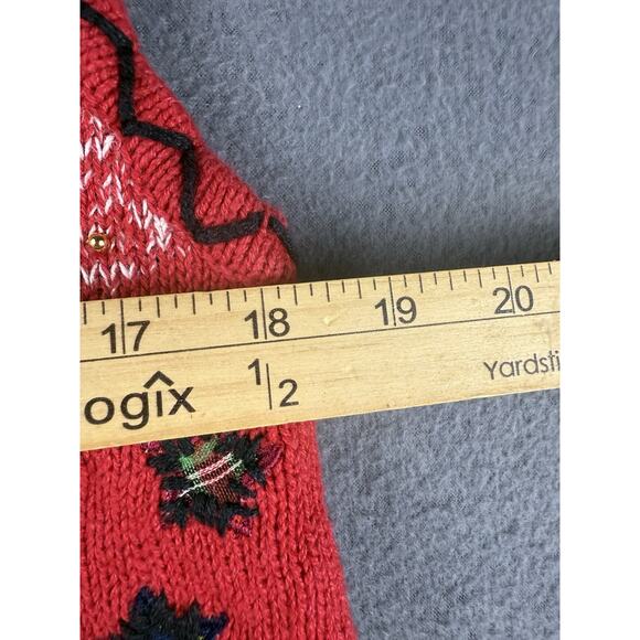 Designers Originals Studio Joy Christmas Sweater Vest M Stockings Whimsical - Picture 3 of 9